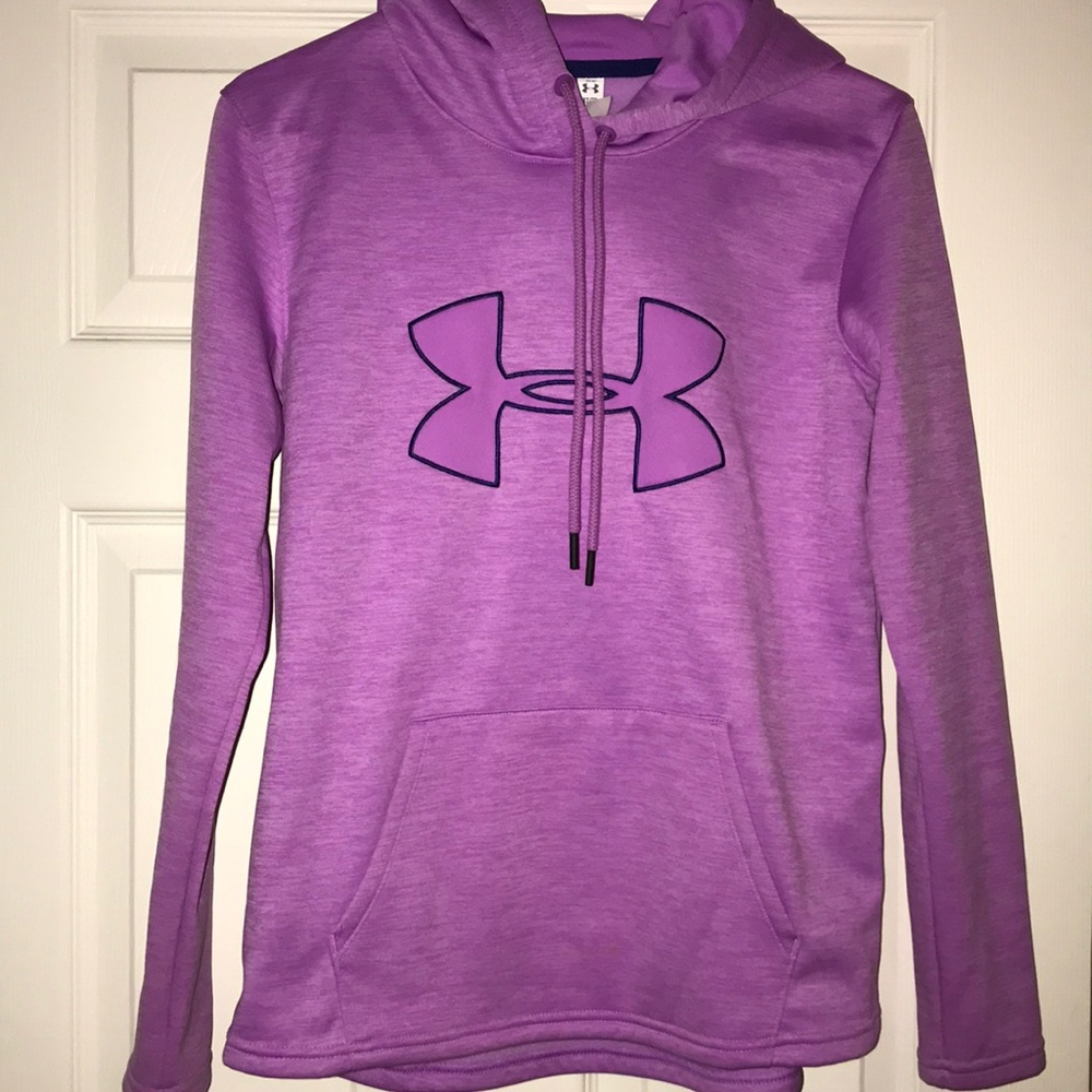 Purple UA hoodie